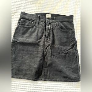 J. Crew corduroy mini skirt